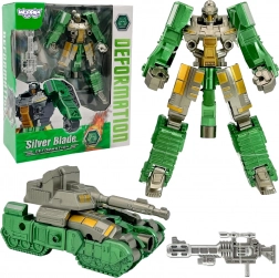 Woopie Transformerende Robot Silver Blade 2-in-1 Tank