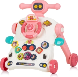 Chipolino Interactieve Looptrainer 3-in-1 Auto Roze