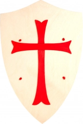 Fauna Houten schild met kruis