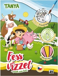 verf met water boerderij – kleurplaten A4 (Hongaarse versie)