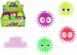 Antistress pluizig balletje van siliconen met licht