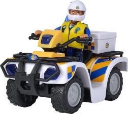 Smoby Brandweerman Sam politiequad met Malcolm-figuur
