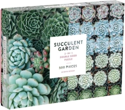 Dubbelzijdige puzzel Succulenten 500 stukjes GALISON