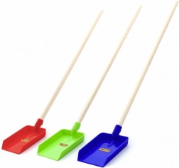 kunststof schop met houten handgreep wader-polesie