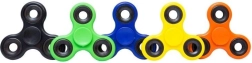 Driearmige fidget spinner 7,5 cm mix kleuren - 1 stuk