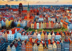TREFL puzzel Premium Plus Photo Odyssey – uitzicht op Gdańsk, Polen, 1000 stukjes