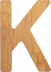 Small foot bamboe letter K