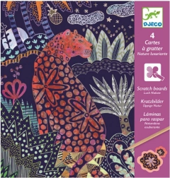 Kraskaartjes Wilde Afrika Djeco