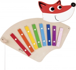 muzikale wandplaat vos Classic World