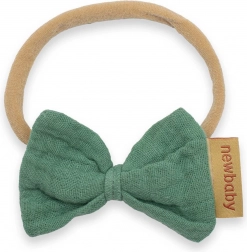 Mousseline haarband voor baby’s NEW BABY mint