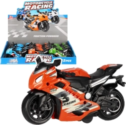 Kleurvolle race motor – kinderspeelgoed 14 cm