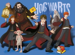 Puzzel Harry Potter en tovenaars 300 stukjes