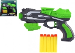 Speelgoedpistool met schuimkogels voor kinderen 20 × 14 cm – Groen