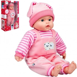 Pratende en zingende babypop PlayTo Agatka 46 cm