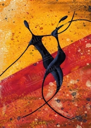 Puzzel Afrikaans paar 1000 stukjes