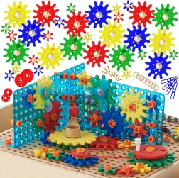 Set tandwielen en poelies MASTERKIDZ STEM, 198 onderdelen