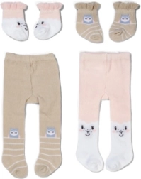 BABY born panty en sokken met schapenmotief voor poppen van 43 cm - 1 stuk
