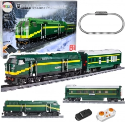 Elektrische RC-treinen set met wagons en rails, 2086 delen