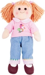 Stoffen pop BIGJIGS TOYS Molly 38 cm