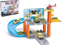 Parkeerstation met garage en helihaven 34,5 × 39,5 × 20 cm