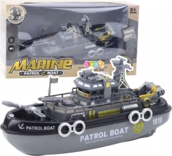 Patrouilleboot met verlichting en geluiden