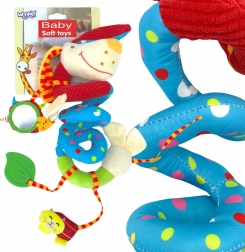 Woopie Baby hangende spiraal voor kinderwagen hondje