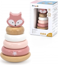 houten stapelpiramide vos PolarB van VIGA