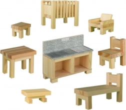 Miniatuur houten meubels CREATIVE KITS