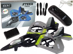 Op afstand bestuurbaar vliegtuig met LED-lichten