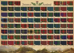 Puzzel Schotse tartans 1000 stukjes COBBLE HILL