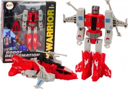 Robot-Helicopter 2-in-1 Transformatie X-Warrior Rood