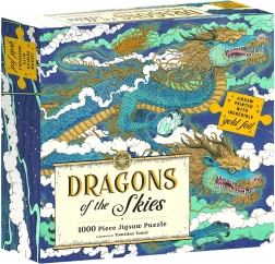 MAGIC CAT metallic puzzel hemelse draken 1000 stukjes
