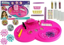 Nagelverzorgingsset met UV-lamp en lakken