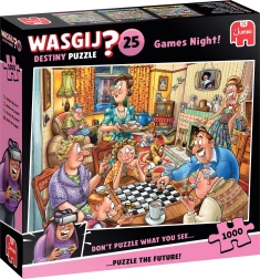 JUMBO Puzzel Wasgij Destiny: Spelavond 1000 stukjes