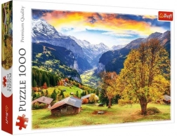 Puzzel 1000 stukjes – schilderachtig Alpendorp Trefl