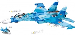 Sluban Model Bricks straaljager Su-27 2-in-1