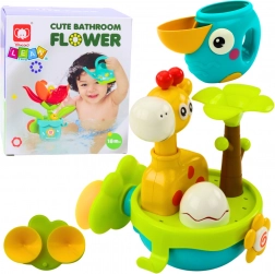 Kleurrijk badspeeltje - Giraffe