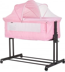 Kinderbedje en co-sleeper 3-in-1 Chipolino Zen Flamingo