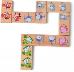 Lucy & Leo houten domino XXL - vervoersmiddelen