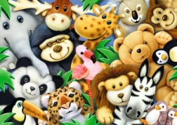 Puzzel Knuffels 35 stukjes