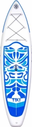 FunWater opblaasbaar paddleboard Tiki 3,2 m blauw-wit