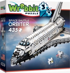 wrebbit 3d puzzel spaceshuttle orbiter – ruimteshuttle, 435 stukjes