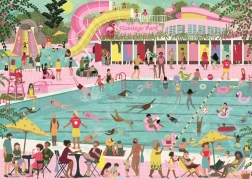 Ravensburger puzzel Plezier bij het zwembad 1000 stukjes