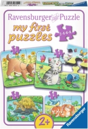 Mijn eerste puzzels huisdieren 4-in-1 RAVENSBURGER