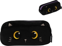 Pluchen etui zwarte kat Cat Lovers
