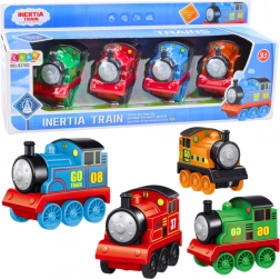 Set locomotieven met aandrijving 4 stuks