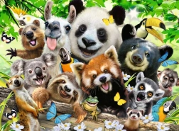 Puzzel Dieren Selfie XXL 300 Stukjes