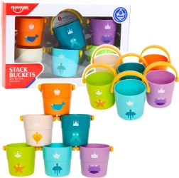 Set kleurrijke doorstroomemmertjes voor kinderen