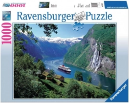 Ravensburger puzzel Noorse fjord 1000 stukjes