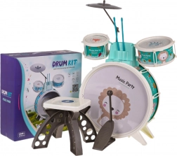 Kinderen drumstel met leeuwenmotief